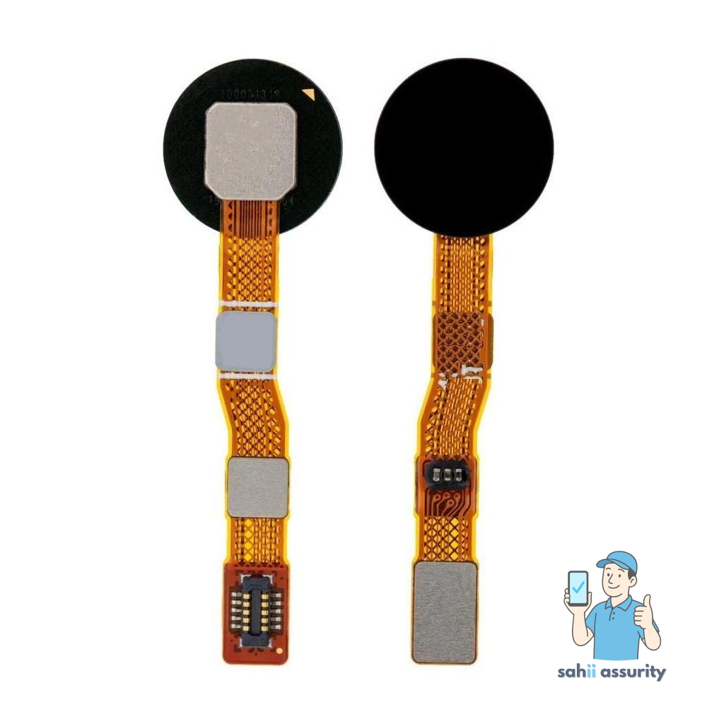 Fingerprint Sensor with Flex Cable for Xiaomi Redmi Note 8 Pro Black